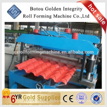 automatic hydraulic storage color steel material Glazed tile press machine